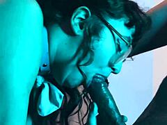 Craving for pussy and feet attention, with redhead and brunette latinas licking clit in femdom bdsm session