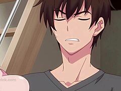 a simple massage escalates to wet pussy licking fingering and wild asian hentai orgasm