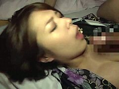 Big tits wives unleash dirty side on hot springs trip