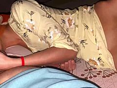 bhabhi sneaks into my room we share bed and fuck her big ass hard