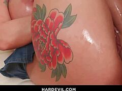 i love watching lolly dames take dorian del isla's huge cock deep in her tattooed ass