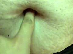 curious hands explore latina milf's soft belly in fetish massage