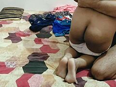 Indian village slut begs old boyfriend for fast hard pussy doggystyle creampie at ranch??