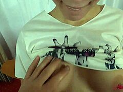 Brunette teen homemade deepthroats cock then bends for doggystyle cum on pussy