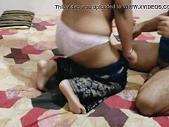 Indian village slut begs old boyfriend for fast hard pussy doggystyle creampie at ranch??