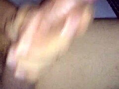 stroking my hard cock solo till explosion