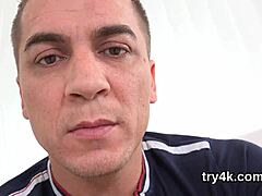 girl's erotic pov blowjob leads to narrow snatch pounding hard!