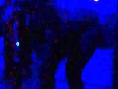 EBONY babe STRIPS LINGERIE outdoors, RIPS clothes for public tease