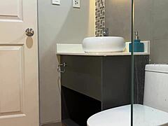 Peeing In Gym Clothes After Intense Workout Bathroom Fetish Huge Ass