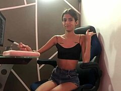 sexual psychologist cant resist my huge cock fucks her tight pussy domination