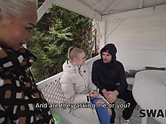 Young Couple Seduces Innocent Girl for Hardcore Threesome While Boyfriend Watches in Awe