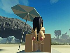 Fucking Roblox Catgirl Hard. Creampie Ends Beach Fuck Fest. She Begs More.