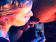 beautiful lesbian gags on deepthroat heels licks feet with nipple clamps