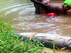 Hardcore Ebony Milf Takes Monster Black Cock Doggystyle Bent Over in Local Stream Creampie Cumshot!