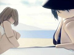 ever tried fucking on a roblox beach like this wild outdoor romp?
