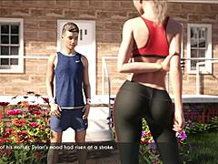 a wife and stepmom out jogging... her big tits and ass bouncing everywhere 😍🍑