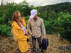 I Met This Cute Spanish Teen with Natural Boobs Naked in the Forest and Fucked Her Hardcore Outdoors!