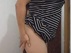 my sexy latina stepmom dances dirty flashing her cute ass before the wedding