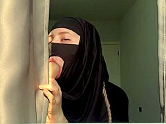 yo slutty muslim teacher 😍 deepthroating like a pro choking on that dick till she gags hard 🔥