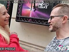 i teased with striptease then took deepthroat gagging on cock cum on huge fake tits