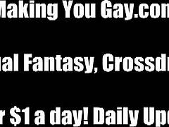 Discovering your hidden bisexual urges with femdom toys and bdsm play in pov