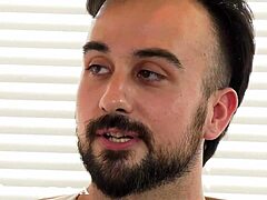 hot bisexual wife shares huge cock deepthroat with hubby in mmf spit fest