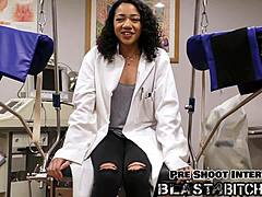 yasmine woods latex-clad body takes backstage face fucking missionary cum blast close-up