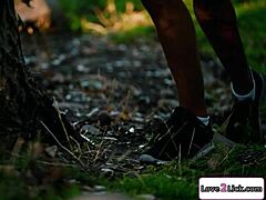 Ecstatic Latina Squirts from Lesbian Neighbors' Licking and Fingering