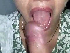 Neighbor girl drops to her knees for my throbbing oral worship