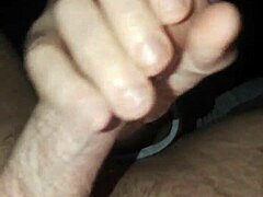 Monster Cock Throbs as Amateur Masturbates Intensely During Porn Viewing