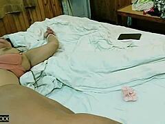 Beautiful indian aunty craves rough fat monster cock pounding her tight pussy