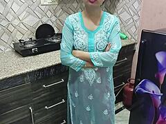 stepmom's big tits tempt stepson into kitchen fuck lessons hindi