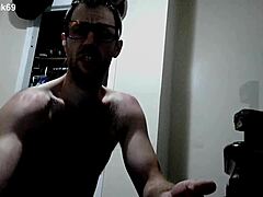 HungHank69 Muscular Black Cowboy Lover Rides Monster Big Dick Cock Workout