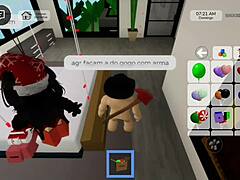i foda'd duas mães noel no brookhaven roblox creampie oral group threesome natalina... damn hot!