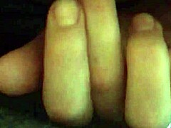 Amateur Girlfriend Clenches Dripping Shaved Pussy To Orgasm