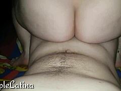 teen venezolana squirts massively before taking delicious creampie deep inside