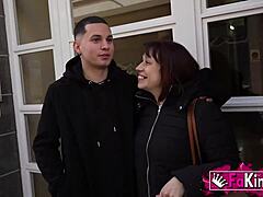 chubby amateur mommy needs help banging her young 18+ dancing partner rough doggystyle