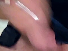 ASMR Male Orgasm with Big Cock Long Elegant Handjob Hot Moans Spit