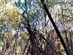 clitlicker flashes naked orgasm forest solo public fun