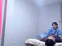 Peruvian Nurse Starts Treatment With My Cock Deep In Her Shaved Wet Pussy