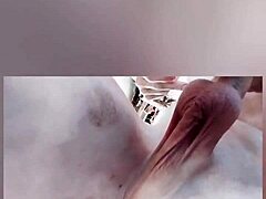 flextle bunny's homemade pov vr yoga self-suck closeup flexible tongue piercing collage