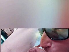 flextle bunny's homemade pov vr yoga self-suck closeup flexible tongue piercing collage