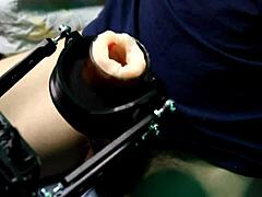 i ride my super masturbation machine moaning like crazy with power