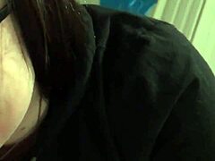 Shy BBW Amateur Sucks Fat Cock on Camera for First Time