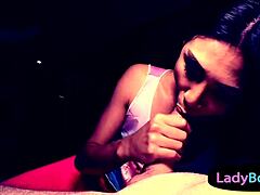 uhh this sporty thai ladyboy slut's ass gets pounded in pov anal workout