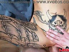god i love watching inked chicks nova flame and nicole saphire toy their wet asses