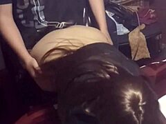 No, don't tell my boyfriend, college friend fucked me after party!