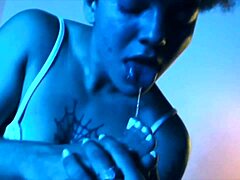 imagine emilly's feet so sweet you lick nylon toes barefoot close-up fetish goddess legs