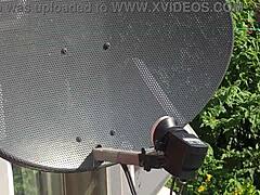 sexy neighbor's saggy big tits and fat ass beg for sneaky feet worship fuck