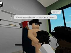 Busty Goth's Wild Threesome in Parents' House!